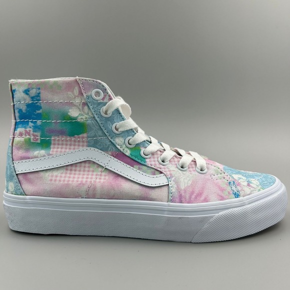 Vans Shoes - Vans Sk8-Hi Tapered VR3 Sunny Day Women Size 6 Floral Pink Skate Shoes NEW